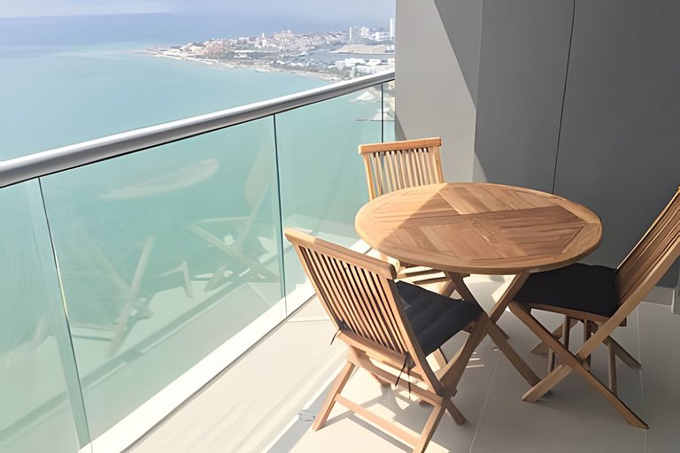 Morros City-Espectacular Apt Piso 38 en Bocagrande