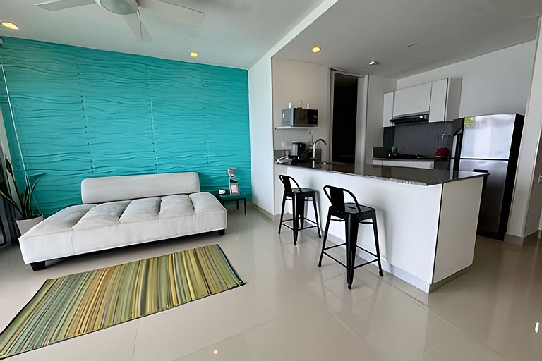 Morros City-Espectacular Apt Piso 38 en Bocagrande