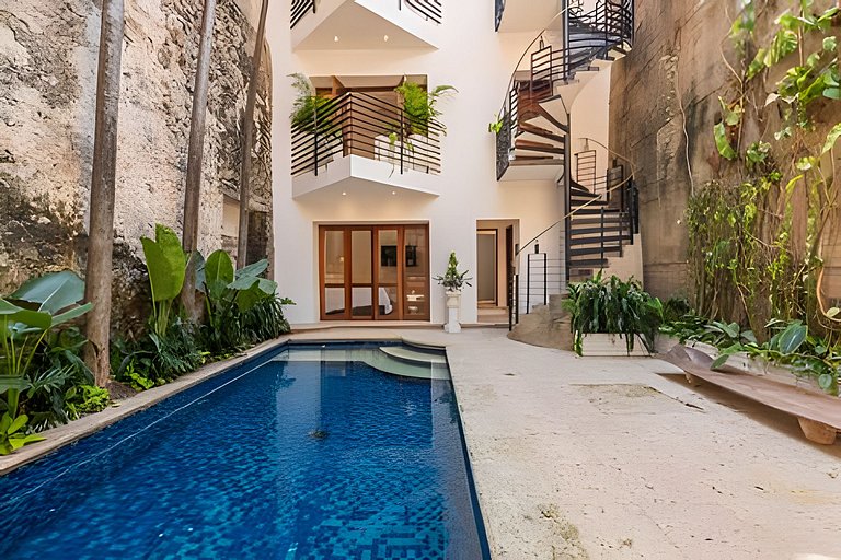 Casa de 3 Hab en la Ciudad Amurallada con Piscina