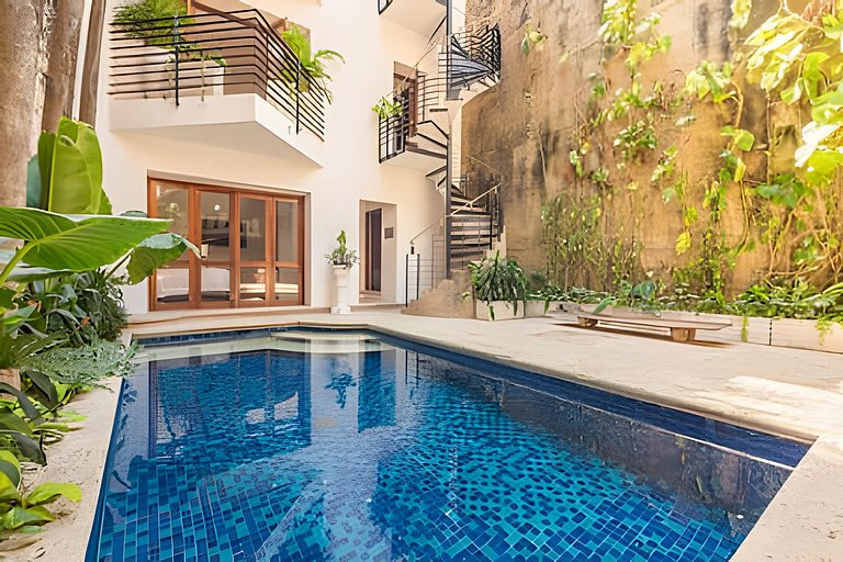 Casa de 3 Hab en la Ciudad Amurallada con Piscina