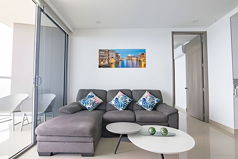 Espectacular Apto  Piso 21 de 2 Hab - Morros City