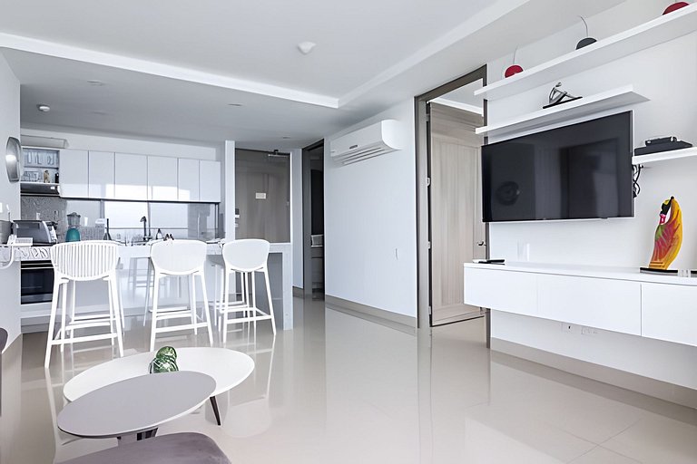 Espectacular Apto  Piso 21 de 2 Hab - Morros City