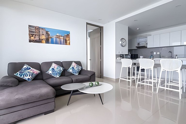 Espectacular Apto  Piso 21 de 2 Hab - Morros City