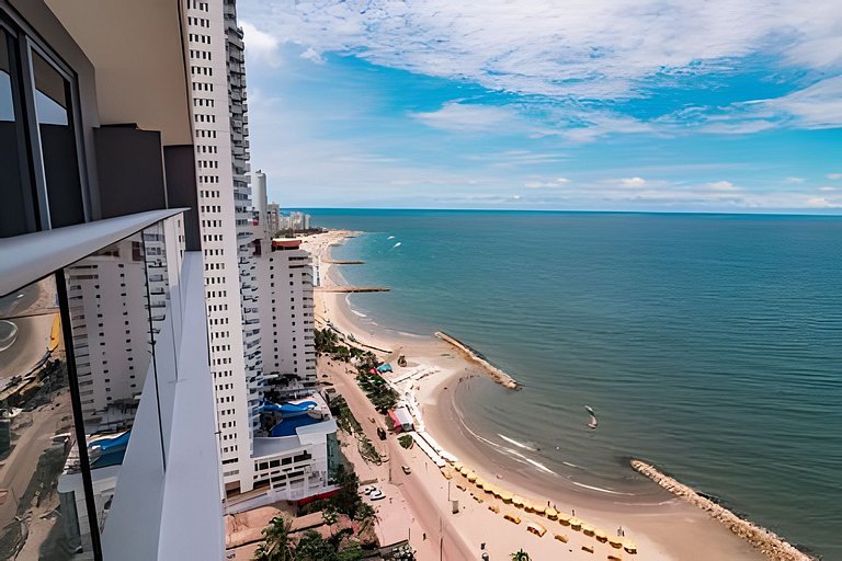 Espectacular Apto  Piso 21 de 2 Hab - Morros City