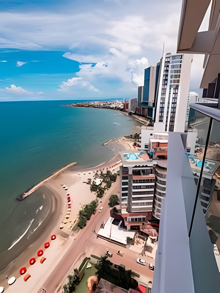 Espectacular Apto  Piso 21 de 2 Hab - Morros City