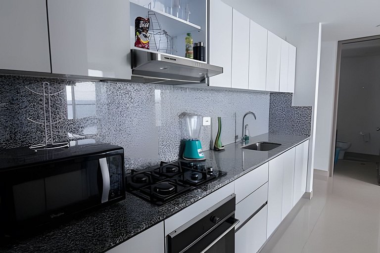 Espectacular Apto  Piso 21 de 2 Hab - Morros City