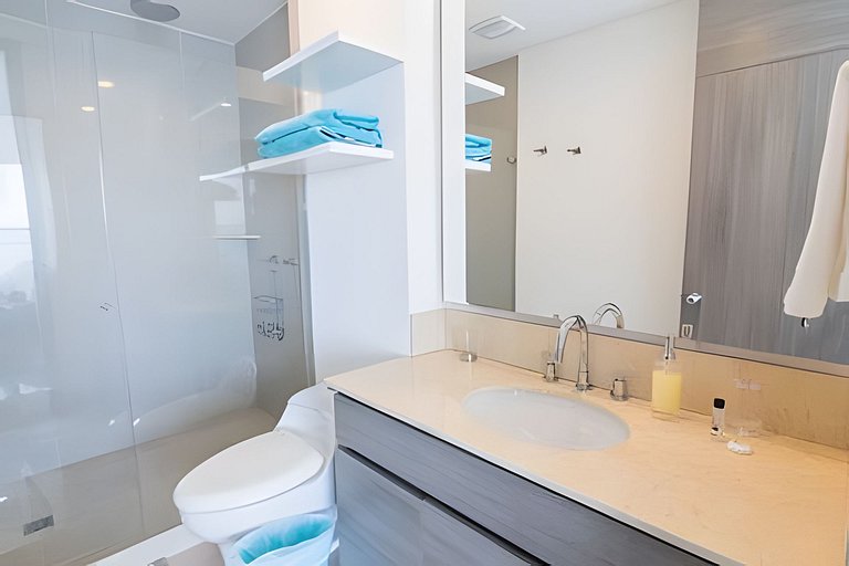 Espectacular Apto  Piso 21 de 2 Hab - Morros City