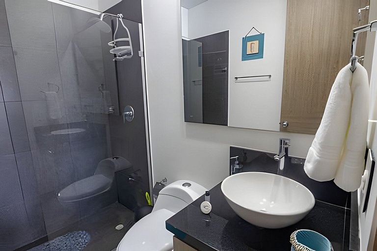 Hermoso Apto de 1 hab con Vista al Mar - Piso 16!