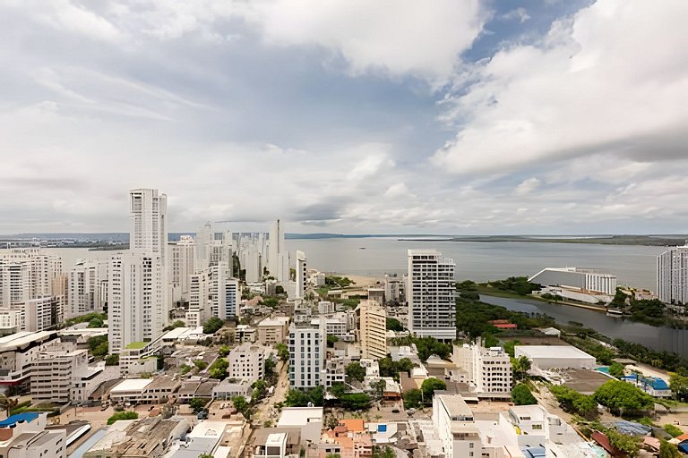 Espectacular apt en el piso 29 en Palmetto Beach