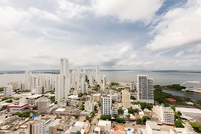 Espectacular apt en el piso 29 en Palmetto Beach