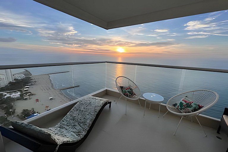 Espectacular apt en el piso 29 en Palmetto Beach