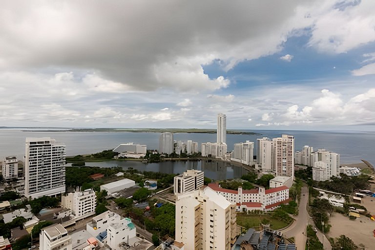 Espectacular apt en el piso 29 en Palmetto Beach