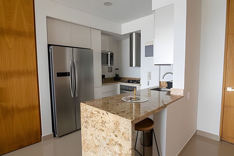 Lujoso Apto de 1 Habitación en Piso 17 ★H2 Hyatt★