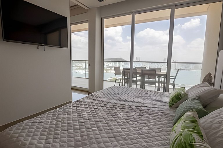 Lujoso Apto de 1 Habitación en Piso 17 ★H2 Hyatt★