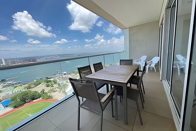 Lujoso Apto de 1 Habitación en Piso 17 ★H2 Hyatt★