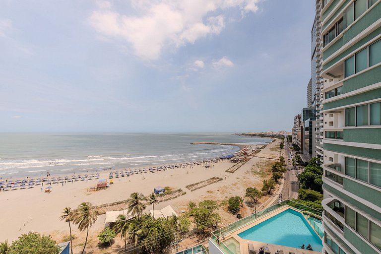 Espectacular vista al mar - Edificio Infinito 1002