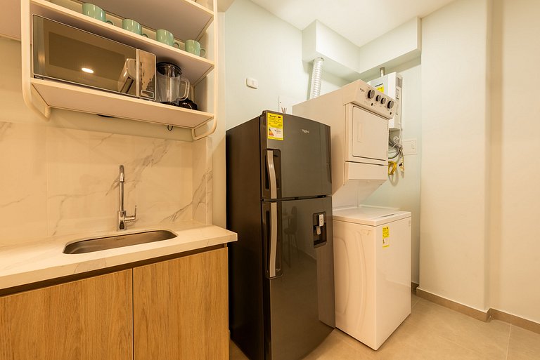 Apto con balcón en en Centro Historico - Zaher G