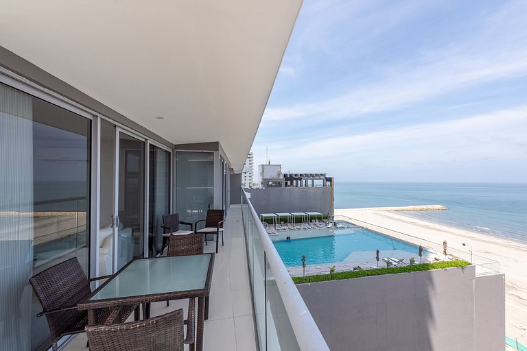 Hermoso Apto Frente al Mar - Morros City 801