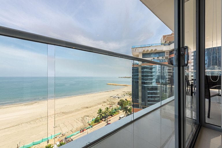 Hermoso Apto Frente al Mar - Morros City 801