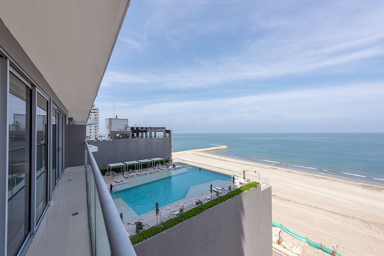 Hermoso Apto Frente al Mar - Morros City 801