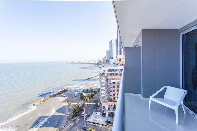 Lujoso Apto de 2 Hab en Piso 14 Morros City