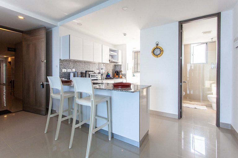 Lujoso Apto de 2 Hab en Piso 14 Morros City