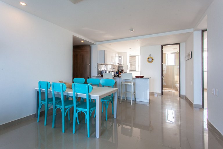 Lujoso Apto de 2 Hab en Piso 14 Morros City