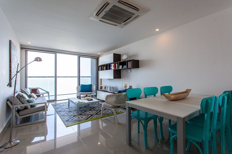 Lujoso Apto de 2 Hab en Piso 14 Morros City