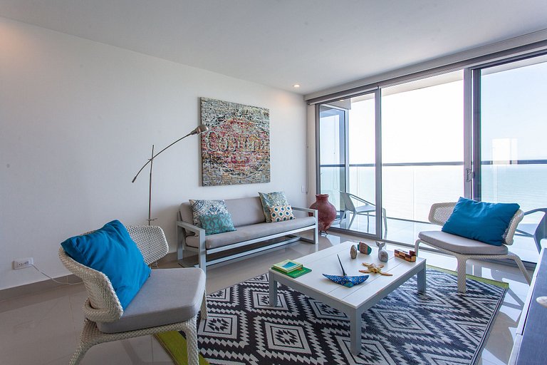 Lujoso Apto de 2 Hab en Piso 14 Morros City