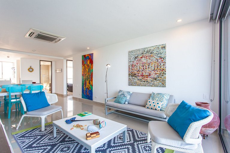 Lujoso Apto de 2 Hab en Piso 14 Morros City