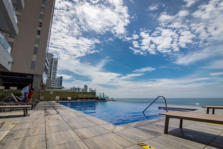 Condominio H2-Luxurious 2 BR / 16th F - Bocagrande
