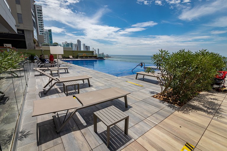 Condominio H2-Luxurious 2 BR / 16th F - Bocagrande