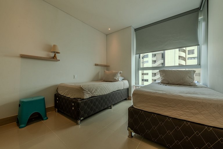 Hermoso Apto - 2 Hab Piso- 17 Murano Elite