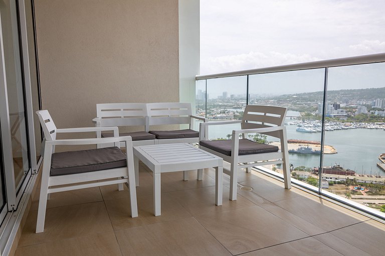 Espectacular Apto en H2 piso 20!