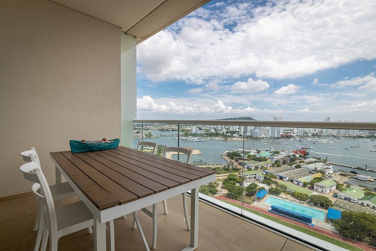 Espectacular Apto en H2 piso 20!