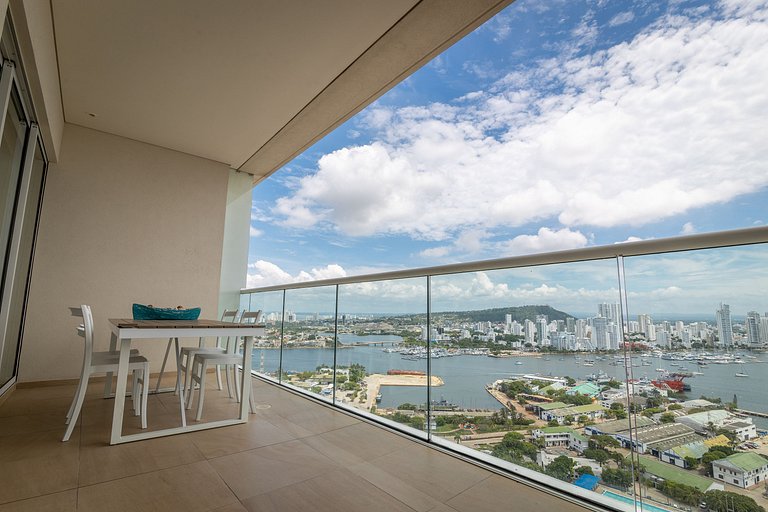 Espectacular Apto en H2 piso 20!