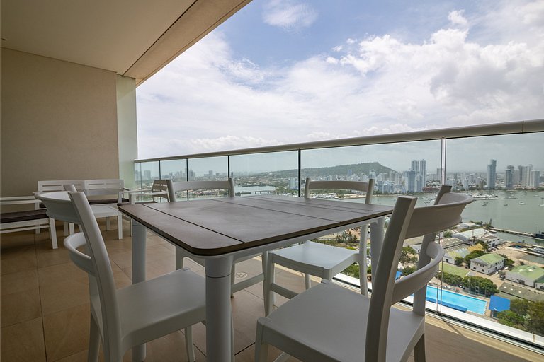 Espectacular Apto en H2 piso 20!