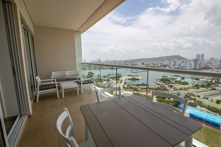 Espectacular Apto en H2 piso 20!