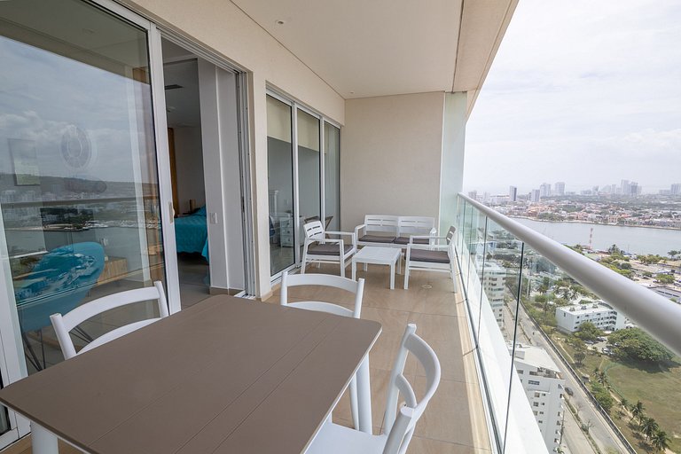 Espectacular Apto en H2 piso 20!