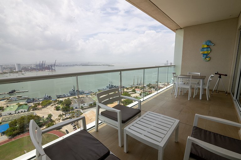 Espectacular Apto en H2 piso 20!