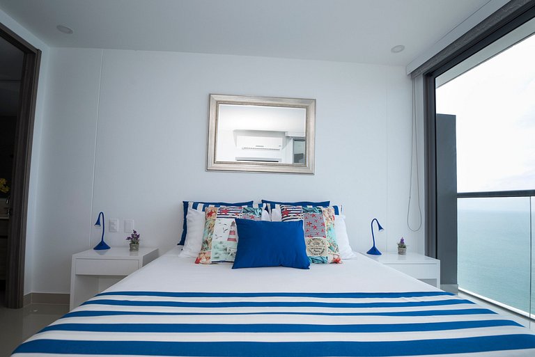 Espectacular Apto 1 Hab en Bocagrande - 2504