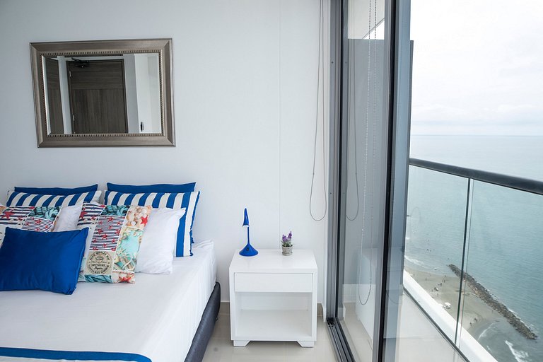 Espectacular Apto 1 Hab en Bocagrande - 2504