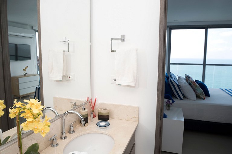 Espectacular Apto 1 Hab en Bocagrande - 2504