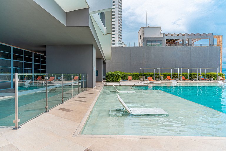 Espectacular Apto 1 Hab en Bocagrande - 2504