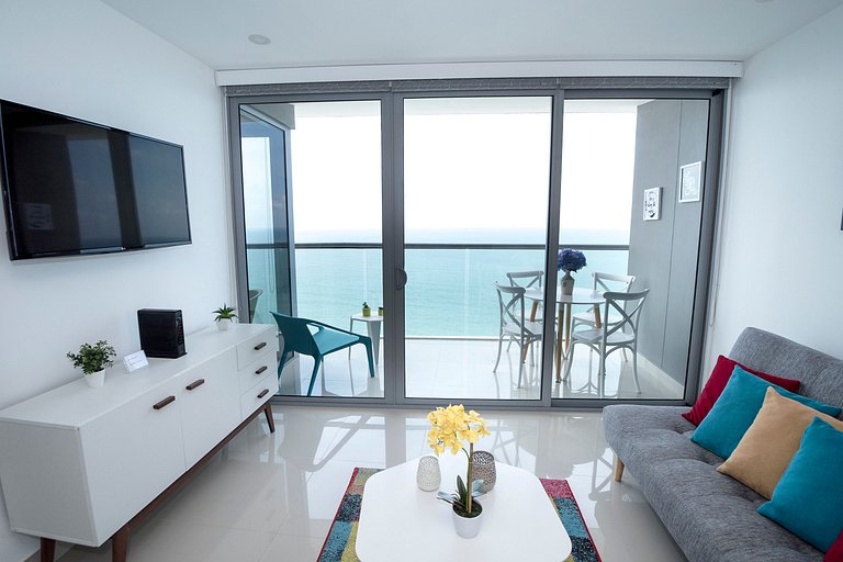 Espectacular Apto 1 Hab en Bocagrande - 2504