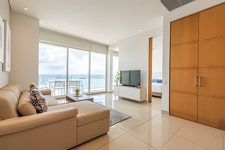 ¡Espectacular Vista a la bahía! Piso 26 H2 Hyatt