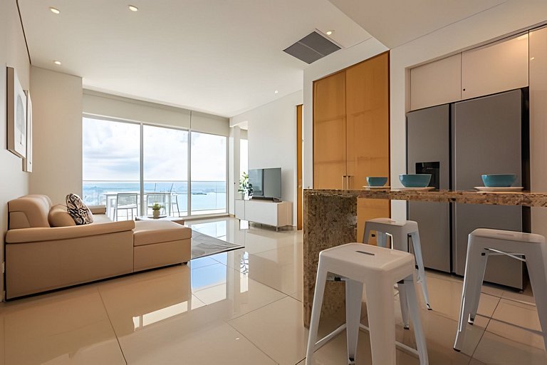 ¡Espectacular Vista a la bahía! Piso 26 H2 Hyatt