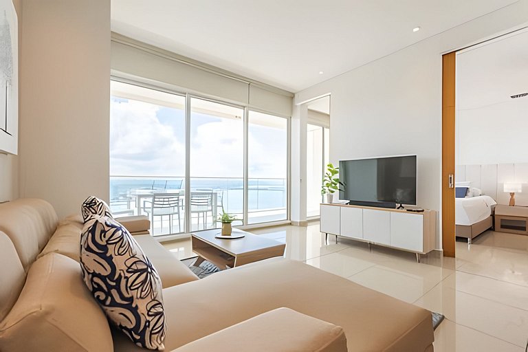 ¡Espectacular Vista a la bahía! Piso 26 H2 Hyatt