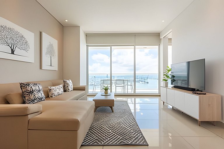 ¡Espectacular Vista a la bahía! Piso 26 H2 Hyatt