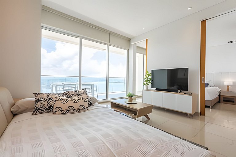 ¡Espectacular Vista a la bahía! Piso 26 H2 Hyatt